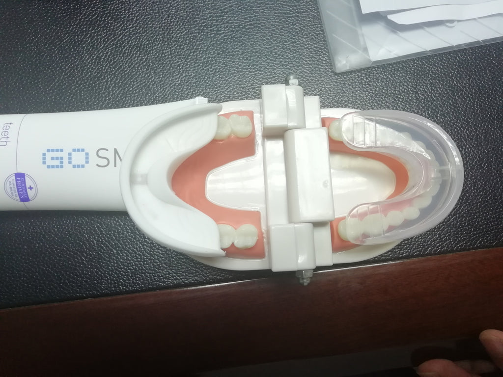 360 Degrees Intelligent Automatic Electric  Toothbrush Waterproof U Type Tooth Brush Whitening Blue Light USB Charging (Copy)